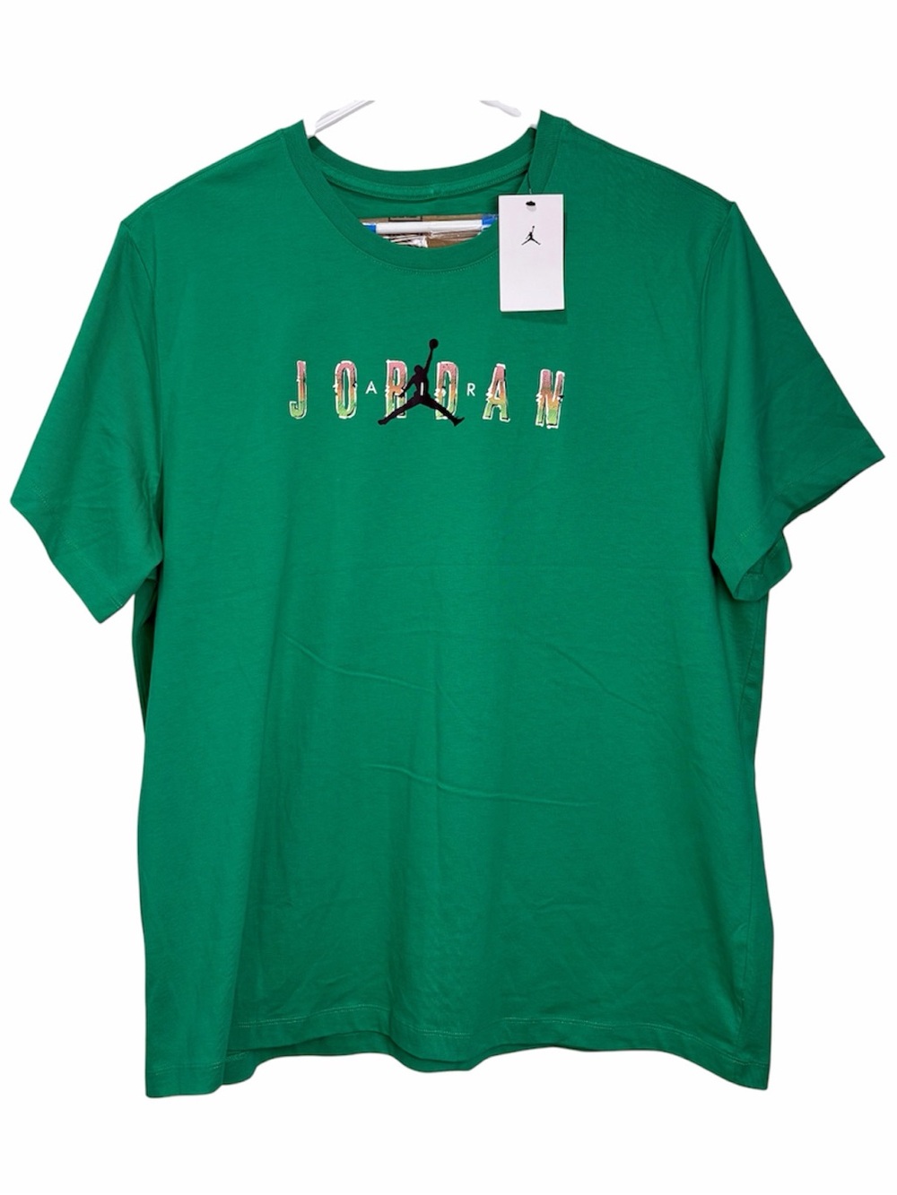 Jordan Sport DNA Alphabet Logo T-Shirt Green Mens XXL NWT Rare DQ5883-324